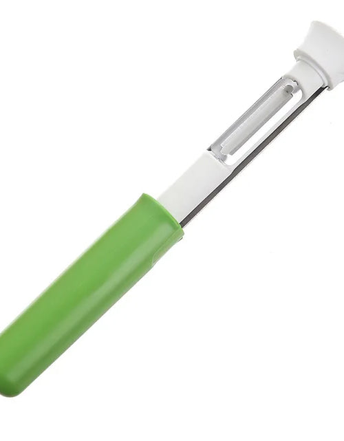 Load image into Gallery viewer, 2 in 1 Fruit Corers Peeler Stainless Steel Handheld Fruit Core Extractor Reusable Multifunctional Fruit Peeling Tool for Kitchen
