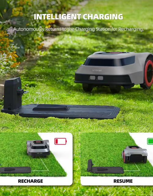 Load image into Gallery viewer, 8 In. Robot Lawn Mower - Automatic Lawnmower Battery Powered APP Control, Smart Path Planning, up to 1/4 Acre
