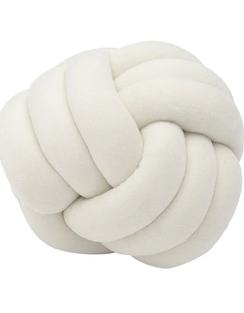 Load image into Gallery viewer, Knot Pillow Knot Ball Cushion 7.9&#39;&#39; Bedroom Decorative Cushion Soft Knot Ball Pillows Plush Pillow Throw Knotted Pillow Handmade
