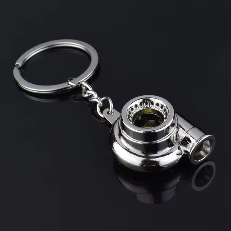 Creative Car 6 Speed Gearbox Gear Head Keychain Manual Transmission Lever Metal Key Ring Car Refitting Metal Pendant Keychain