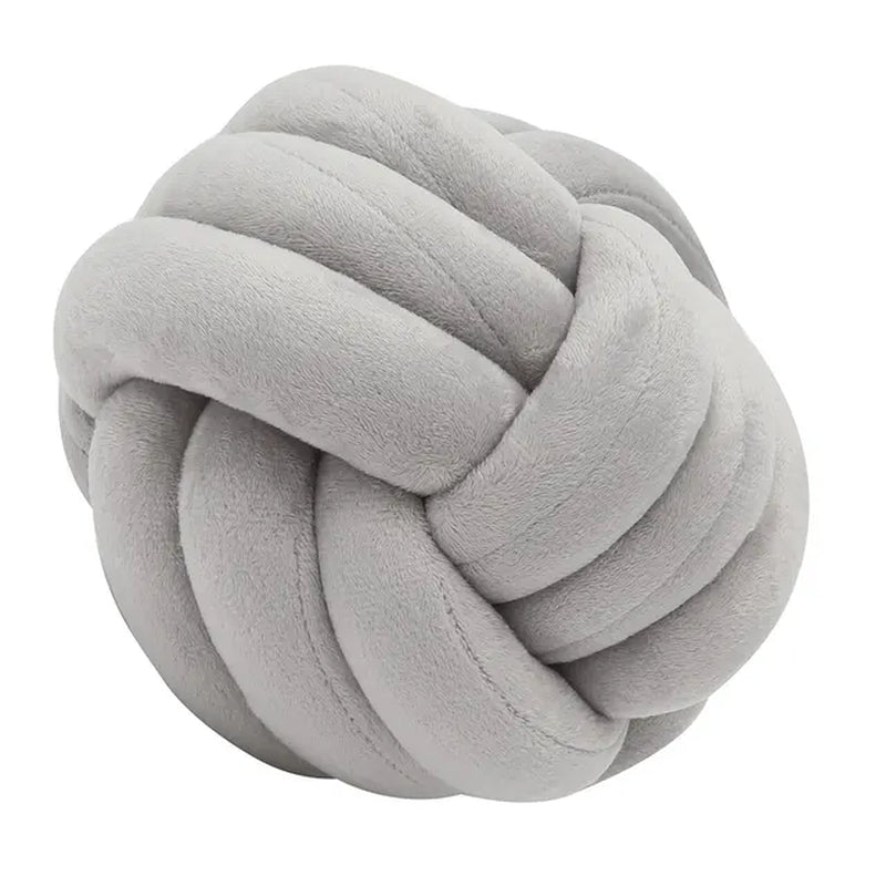 Knot Pillow Knot Ball Cushion 7.9'' Bedroom Decorative Cushion Soft Knot Ball Pillows Plush Pillow Throw Knotted Pillow Handmade