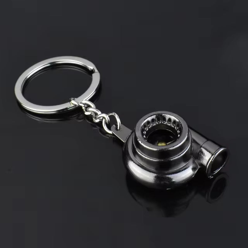 Creative Car 6 Speed Gearbox Gear Head Keychain Manual Transmission Lever Metal Key Ring Car Refitting Metal Pendant Keychain