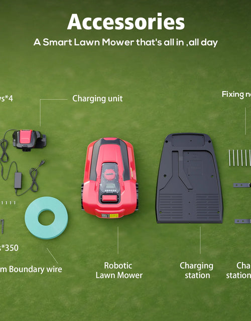 Load image into Gallery viewer, Robotic Lawn Mower, APP Control, Self Charging, Lawns up to 1/4 Acre with 20V Lithium-Ion Battery，Pdl08A
